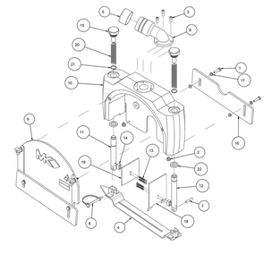 Section 05 Diagram and Parts List for SRX-2000 172235 MK Diamond Concrete Saw